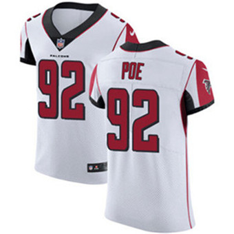 Nike Falcons #92 Dontari Poe White Men's Stitched NFL Vapor Untouchable Elite Jersey