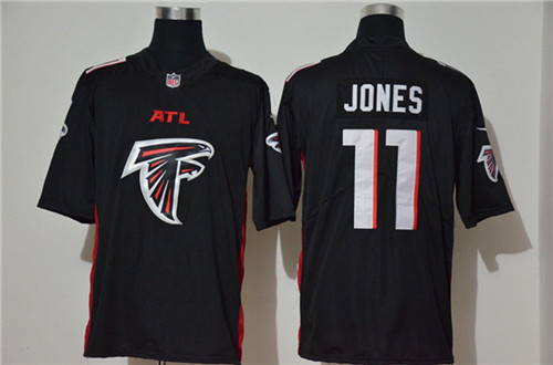 Nike Falcons 11 Julio Jones Black Team Big Logo Vapor Untouchable Limited Jersey