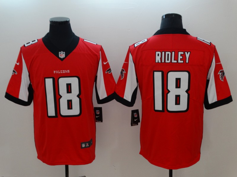 Nike Falcons 18 Calvin Ridley Red Vapor Untouchable Limited Jersey