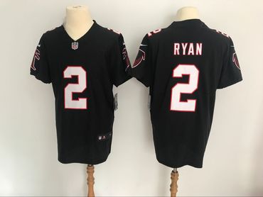 Nike Falcons 2 Matt Ryan Black Vapor Untouchable Player Elite Jersey