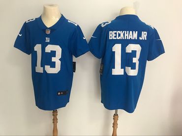 Nike Giants #13 Odell Beckham Jr Royal Blue Team Color Men's Stitched NFL Vapor Untouchable Elite Jersey 