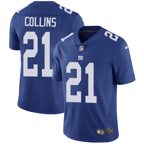 Nike Giants #21 Landon Collins Royal Blue Team Color Men's Stitched NFL Vapor Untouchable Limited Jersey