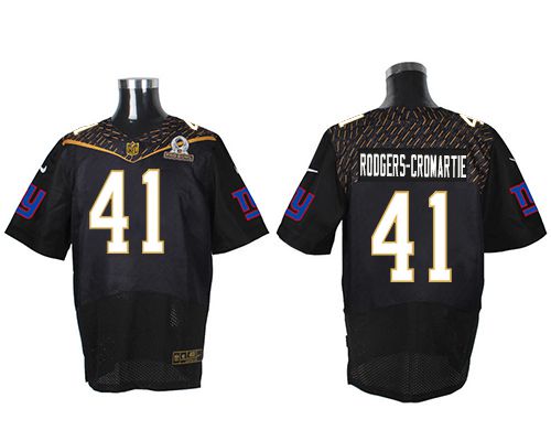 Nike Giants #41 Dominique Rodgers-Cromartie Black 2016 Pro Bowl Men's Stitched NFL Elite Jersey