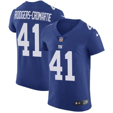 Nike Giants #41 Dominique Rodgers-Cromartie Royal Blue Team Color Men's Stitched NFL Vapor Untouchable Elite Jersey