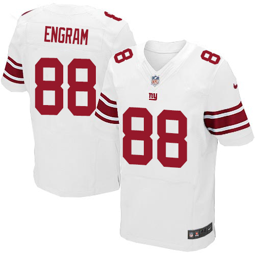 Nike Giants #88 Evan Engram White Men's Stitched NFL Elite Jersey