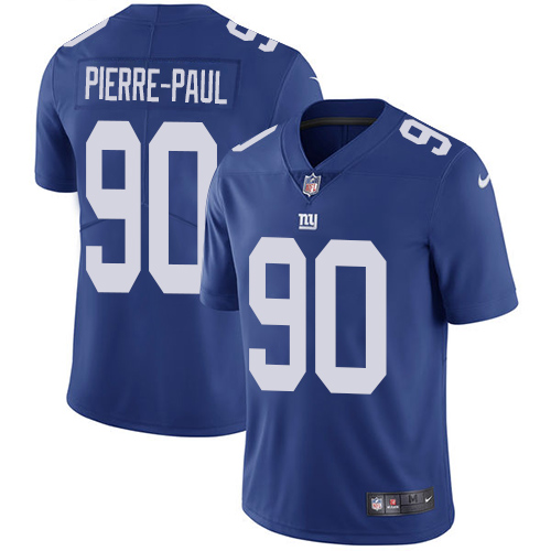 Nike Giants #90 Jason Pierre-Paul Royal Blue Team Color Men's Stitched NFL Vapor Untouchable Limited Jersey