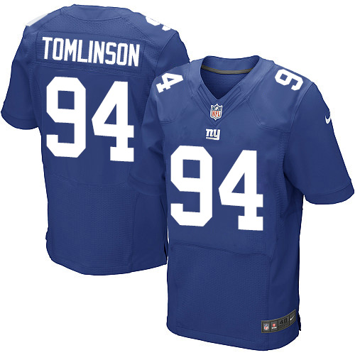 Nike Giants #94 Dalvin Tomlinson Royal Blue Team Color Men's Stitched NFL Elite Jersey