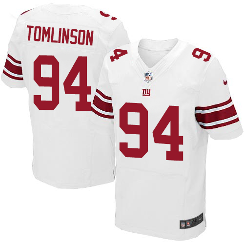 Nike Giants #94 Dalvin Tomlinson White Men's Stitched NFL Elite Jersey