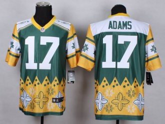 Nike Green Bay Packers #17 Davante Adams Green NFL Elite Noble Fashion Jersey