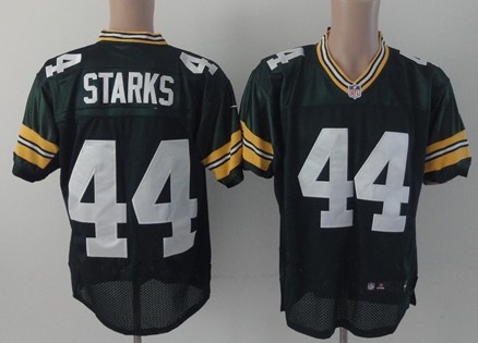 Nike Green Bay Packers #44 James Starks Green Elite Stitched Jersey