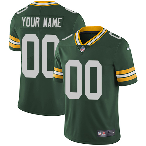 Nike Green Bay Packers Elite Green Home Youth Jersey NFL  Vapor Untouchable Customized jerseys