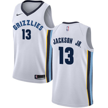 Nike Grizzlies #13 Jaren Jackson Jr. White NBA Swingman Association Edition Jersey