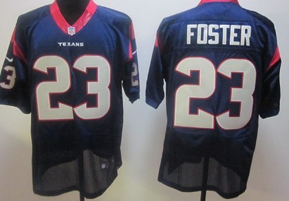 Nike Houston Texans #23 Arian Foster Blue Elite Style Stitched Jersey