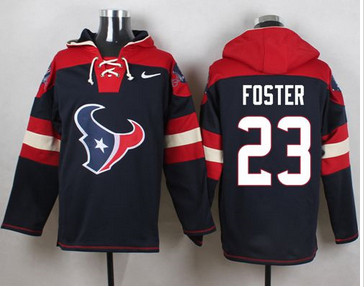 Nike Houston Texans #23 Arian Foster Navy Blue Player Pullover NFL Hoodie