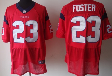 Nike Houston Texans #23 Arian Foster Red Elite Stitched Jersey