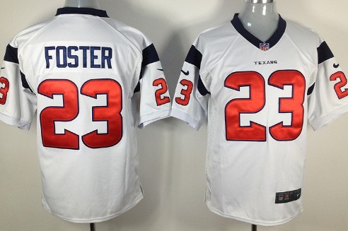 Nike Houston Texans #23 Arian Foster White Elite Style Stitched Jersey