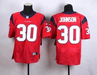 Nike Houston Texans #30 Kevin Johnson Red Alternate Men's Stitched NFL Elite Jersey