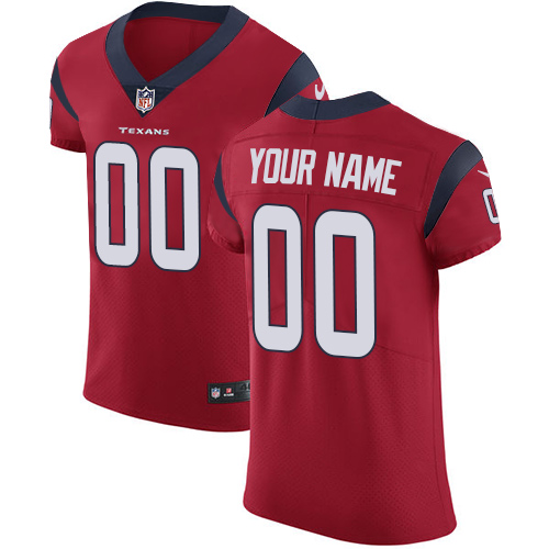 Nike Houston Texans  Elite Red Alternate Men's Jersey NFL Vapor Untouchable Customized jerseys
