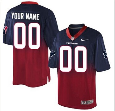 Nike Houston Texans Customized Drift Fashion II Elite NFL Jerseys