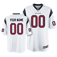 Nike Houston Texans Youth Customized Game White Jersey