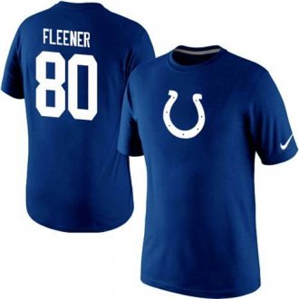 Nike Indianapolis Colts #80 Coby Fleener Name & Number NFL T-Shirt Blue