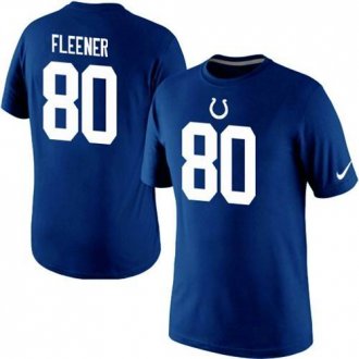 Nike Indianapolis Colts #80 Coby Fleener Pride Name & Number NFL T-Shirt Blue