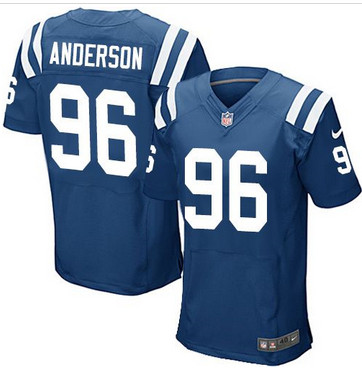 Nike Indianapolis Colts #96 Henry Anderson Royal Blue Team Color Men's Stitched NFL Elite Jersey