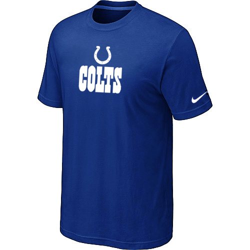 NEW NFL Indianapolis Colts Authentic Logo T-Shirt Blue