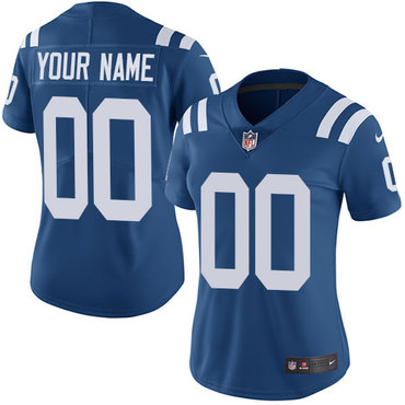 Nike Indianapolis Colts Elite Royal Blue Home Women's Jersey NFL  Vapor Untouchable Customized jerseys