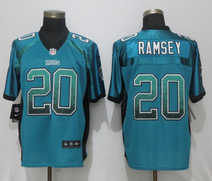 Nike Jacksonville Jaguars #20 Ramsey Drift Fashion Green Elite Jersey