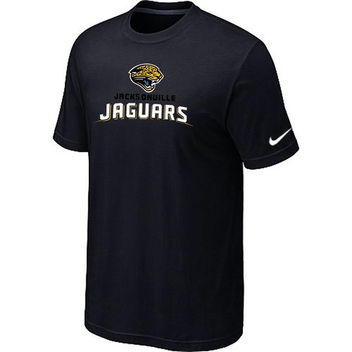 NEW NFL Jacksonville Jaguars Authentic Logo T-Shirt Black