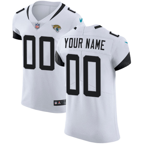 Nike Jacksonville Jaguars Elite White Road Men's Jersey NFL  Vapor Untouchable Customized jerseys
