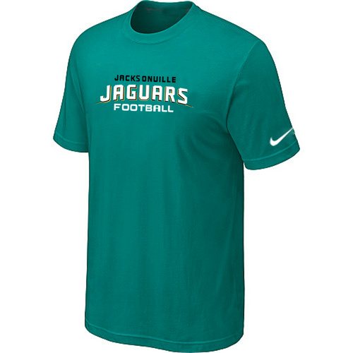 NEW NFL Jacksonville Jaguars Sideline Legend Authentic Font Dri-fit T-Shirt Green