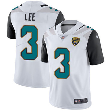 Nike Jaguars #3 Tanner Lee White Men's Stitched NFL Vapor Untouchable Limited Jersey