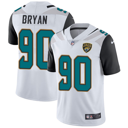 Nike Jaguars #90 Taven Bryan White Men's Stitched NFL Vapor Untouchable Limited Jersey
