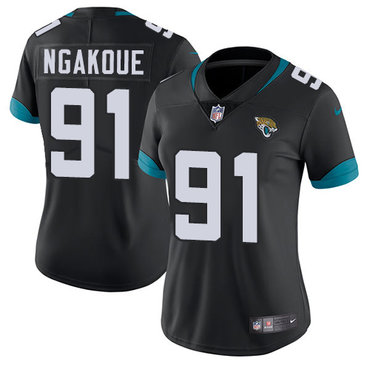 Nike Jaguars #91 Yannick Ngakoue Black Alternate Women's Stitched NFL Vapor Untouchable Limited Jersey