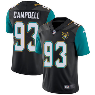 Nike Jaguars #93 Calais Campbell Black Alternate Men's Stitched NFL Vapor Untouchable Limited Jersey
