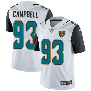 Nike Jaguars #93 Calais Campbell White Youth Stitched NFL Vapor Untouchable Limited Jersey