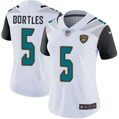 Nike Jaguars 5 Blake Bortles White Women Vapor Untouchable Limited Player Jersey