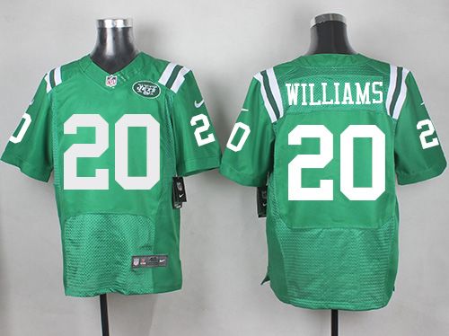 Nike Jets #20 Marcus Williams Green Men's Stitched NFL Elite Rush jerseys