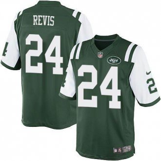 Nike Jets #24 Darrelle Revis Green Team Color Men's Stitched NFL Limited Jersey
