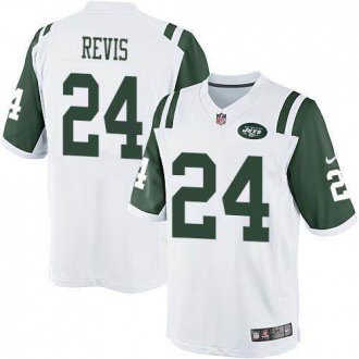Nike Jets #24 Darrelle Revis White Men's Stitched NFL Limited Jersey