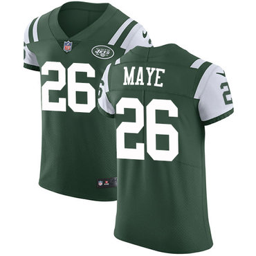 Nike Jets #26 Marcus Maye Green Team Color Men's Stitched NFL Vapor Untouchable Elite Jersey