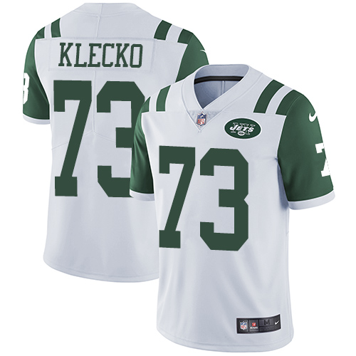 Nike Jets #73 Joe Klecko White Men's Stitched NFL Vapor Untouchable Limited Jersey