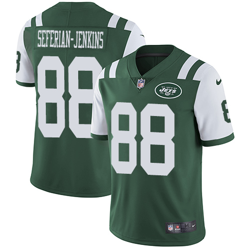 Nike Jets #88 Austin Seferian-Jenkins Green Team Color Youth Stitched NFL Vapor Untouchable Limited Jersey