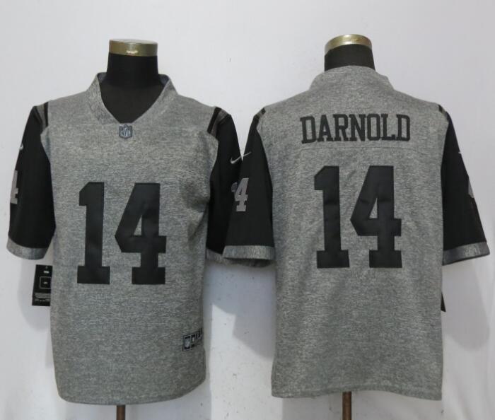Nike Jets 14 Sam Darnold Gray Vapor Untouchable Limited Jersey