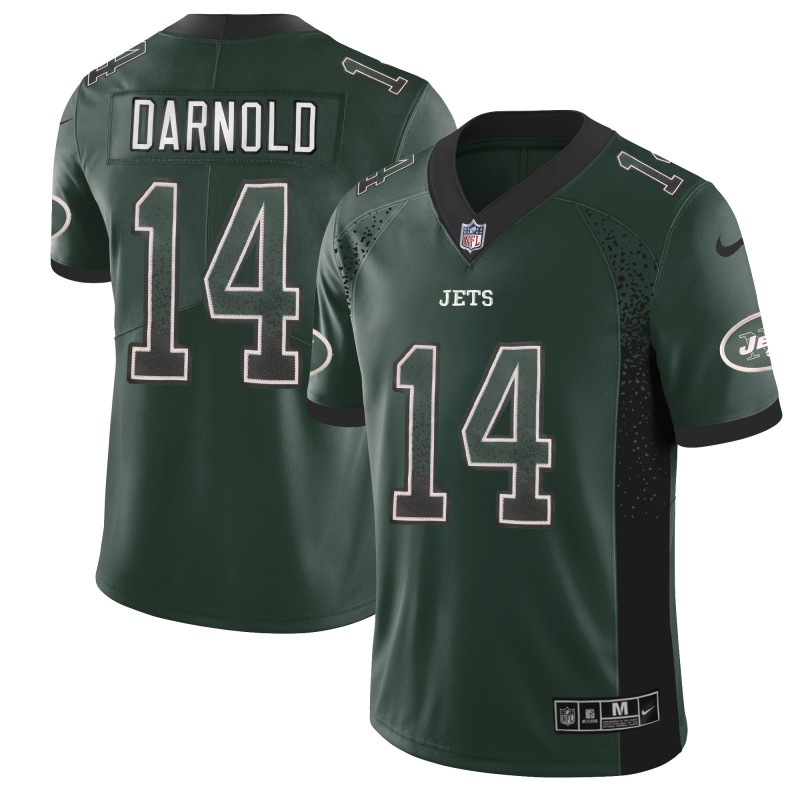 Nike Jets 14 Sam Darnold Green Drift Fashion Limited Jersey