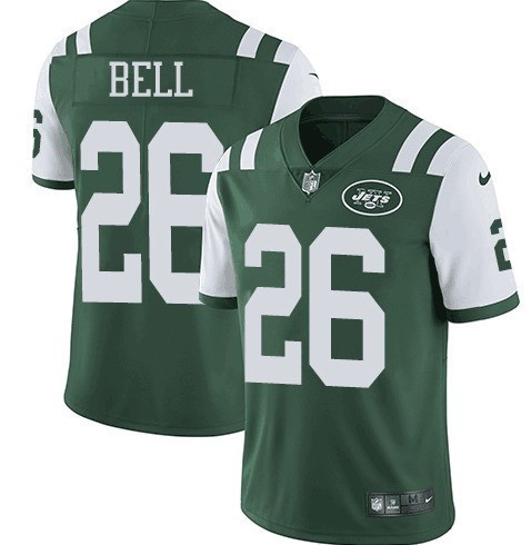 Nike Jets 26 Le'Veon Bell Green Vapor Untouchable Limited Jersey