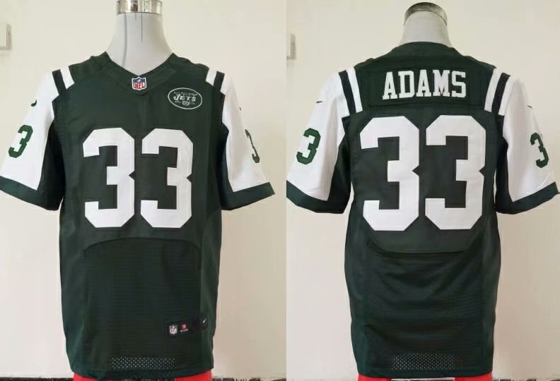 Nike Jets 33 Jamal Adams Green Elite Jersey