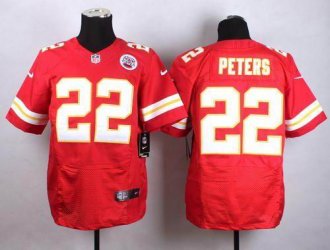 Nike Kansas City Chiefs #22 Marcus Peters Red Team Color Men's Stitched NFL Elite Jersey